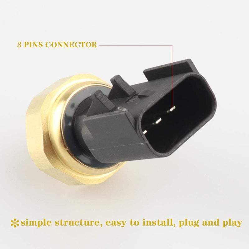 TeileHaus Engine Oil Pressure Sensor Switch Sending Unit Compatible with Dodge, Dodge Ram, Ram 1500 2500 3500, VW - 1S6755 PS401 Oil Pressure Switch 5149064AA, 5149062AA, 5149062AB - Image 5